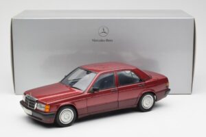 Mercedes 190E W201 2.0 Red Dealer Edition AUTOart 1:18 B66040383 Diecast — photo 8 of 8