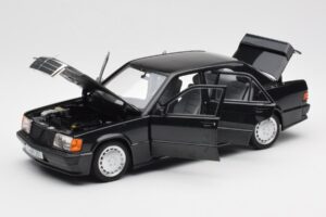 Mercedes 190E 2.3-16 W201 Black Dealer Edition Norev 1:18 B66040663 Diecast — photo 2 of 8