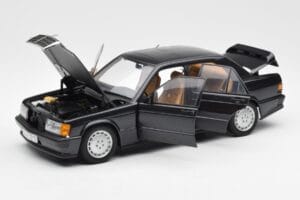 Mercedes 190E 2.3-16 W201 Blue Black Metallic AUTOart 1:18 76122 Diecast — photo 2 of 8