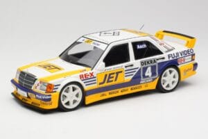 Mercedes 190E 2.5-16 EVO 1 W201 Team MS-Jet #4 R. Asch DTM 1989 Minichamps 1:18 155893604 Diecast