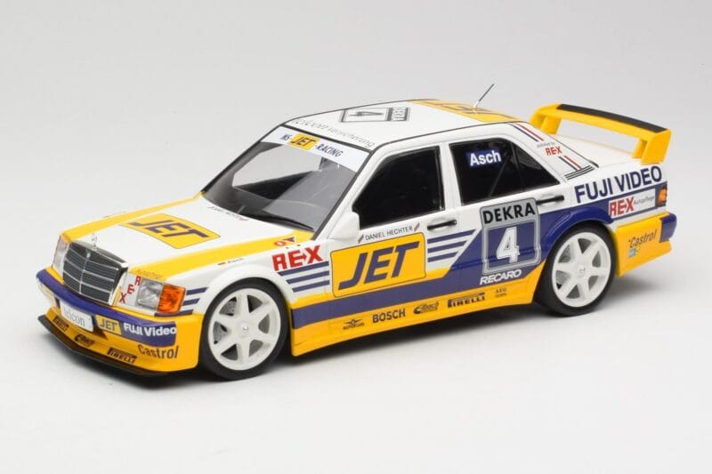Mercedes 190E 2.5-16 EVO 1 W201 Team MS-Jet #4 R. Asch DTM 1989 Minichamps 1:18 155893604 Diecast