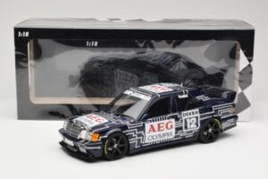 Mercedes 190E 2.5-16 EVO 1 W201 Team Snobeck #12 A. Cudini DTM 1989 Minichamps 1:18 155893612 Diecast — photo 6 of 6