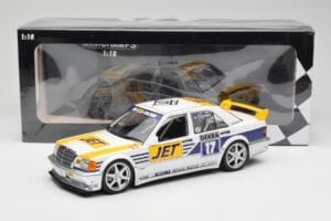 Mercedes 190E 2.5-16 EVO I W201 #17 Team MS-Jet J. van Ommen DTM 1990 Minichamps 1:18 155903617 Diecast — photo 6 of 6
