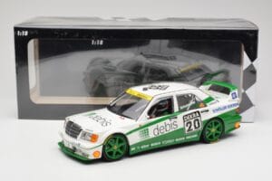 Mercedes 190E 2.5-16 EVO II W201 #20 Team Zakspeed M. Schumacher DTM 1991 Minichamps 1:18 155913620 Diecast — photo 6 of 6