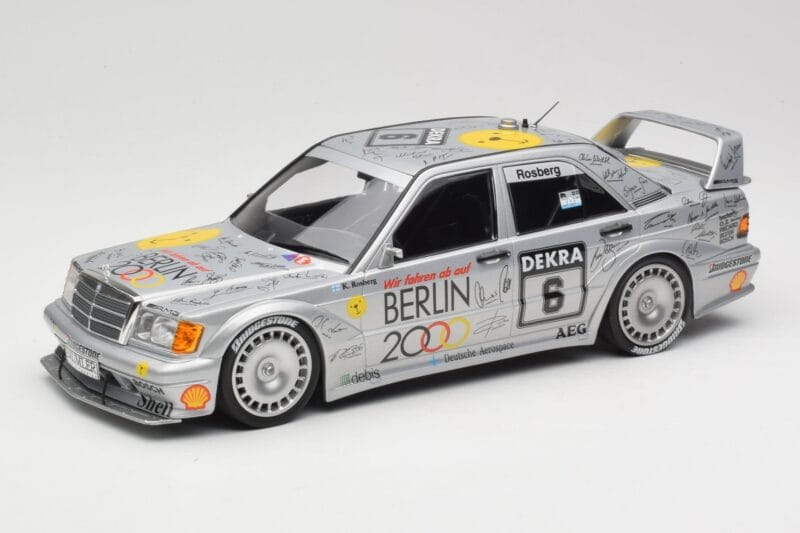 Mercedes 190E 2.5-16 EVO II W201 #6 Team AMG Mercedes K. Rosberg DTM 1992 Minichamps 1:18 155923606 Diecast