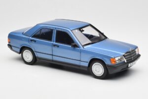 Mercedes 190E W201 Diamond Blue Dealer Edition Norev 1:18 B66040661 Diecast — photo 6 of 8