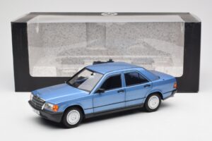 Mercedes 190E W201 Diamond Blue Dealer Edition Norev 1:18 B66040661 Diecast — photo 8 of 8