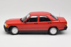 Mercedes 190E W201 Red Minichamps 1:18 155037000 Diecast — photo 3 of 6