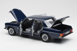 Mercedes 200 W114 Midnight Blue Dealer Edition Norev 1:18 B66040694 Diecast — photo 5 of 8