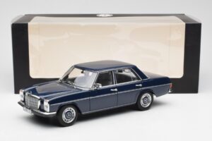Mercedes 200 W114 Midnight Blue Dealer Edition Norev 1:18 B66040694 Diecast — photo 8 of 8