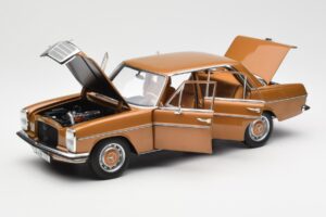 Mercedes 200 W115 Bycane Gold Dealer Edition Norev 1:18 B66040665 Diecast — photo 2 of 8