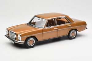 Mercedes 200 W115 Bycane Gold Dealer Edition Norev 1:18 B66040665 Diecast