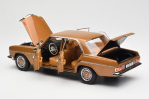 Mercedes 200 W115 Bycane Gold Dealer Edition Norev 1:18 B66040665 Diecast — photo 5 of 8