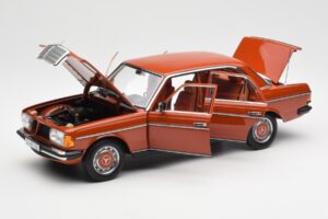 Mercedes 200 W123 English Red Dealer Edition Norev 1:18 B66040653 Diecast — photo 2 of 8