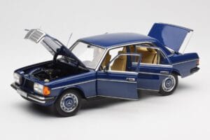 Mercedes 200 W123 Surf Blue Norev 1:18 183710 Diecast — photo 2 of 8