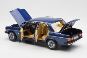 Mercedes 200 W123 Surf Blue Norev 1:18 183710 Diecast — photo 5 of 8