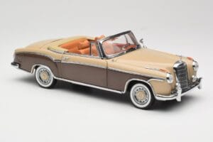 Mercedes 220 SE W128 Cabriolet Bronze Red Sun Star 1:18 3572 Diecast — photo 6 of 8
