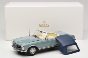 Mercedes 230 SL W113 Horizon Blue Norev 1:18 183992 Diecast — photo 9 of 9