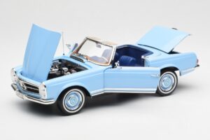 Mercedes 230 SL W113 Pagoda Horizon Blue Dealer Edition Norev 1:18 B66040633 Diecast — photo 2 of 10