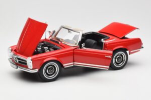 Mercedes 230 SL W113 Pagoda Red Norev 1:18 B660640596 Diecast — photo 2 of 8