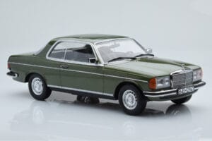 Mercedes 280 CE W123 Coupe Green Norev 1:18 183704 Diecast — photo 4 of 6