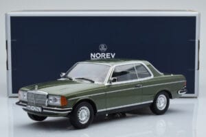 Mercedes 280 CE W123 Coupe Green Norev 1:18 183704 Diecast — photo 6 of 6