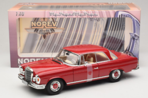 Mercedes 280 SE Coupe Red Norev 1:18 183527 Diecast — photo 6 of 6