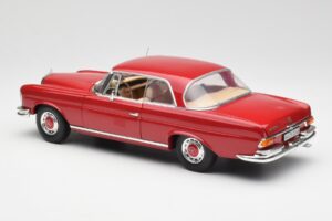 Mercedes 280 SE W108 Red Norev 1:18 193527 Diecast — photo 7 of 8