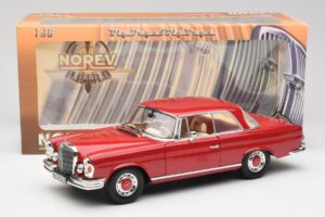 Mercedes 280 SE W108 Red Norev 1:18 193527 Diecast — photo 8 of 8
