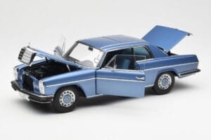 Mercedes 280C/8 W114 Coupe Blue Metallic AUTOart 1:18 76187 Diecast — photo 2 of 8