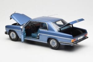 Mercedes 280C/8 W114 Coupe Blue Metallic AUTOart 1:18 76187 Diecast — photo 5 of 8