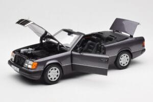 Mercedes 300 CE-24 W124 Cabriolet Purple Metallic Norev 1:18 183567 Diecast — photo 2 of 10