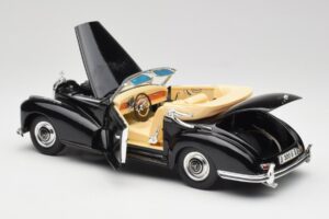 Mercedes 300 S W188 Cabriolet Black Tchibo 1:18 36782 Diecast — photo 5 of 8