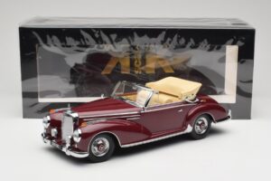 Mercedes 300 SC W188 Cabriolet Dark Red KK-Scale 1:18 KKDC180942 Diecast — photo 6 of 6