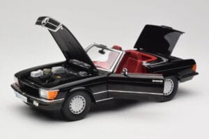 Mercedes 300 SL R107 Black Norev 1:18 183511 Diecast — photo 2 of 8