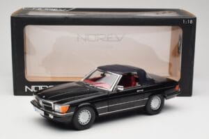 Mercedes 300 SL R107 Black Norev 1:18 183511 Diecast — photo 8 of 8
