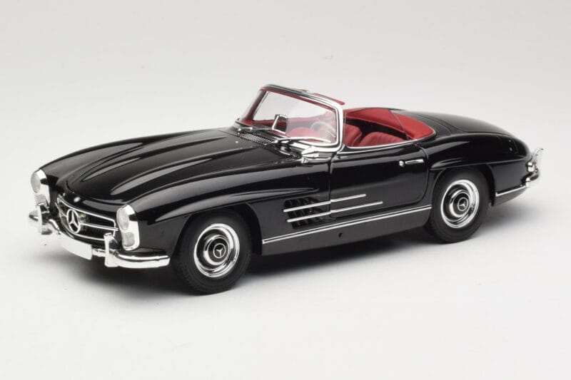 Mercedes 300 SL W198 Roadster Black Minichamps 1:18 180039036 Diecast