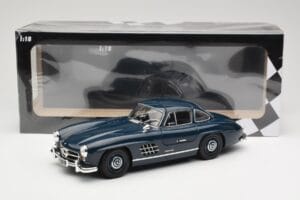 Mercedes 300 SL W198 Gullwing Dark Blue Minichamps 1:18 110037216 Diecast — photo 8 of 8