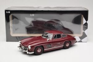 Mercedes 300 SL W198 Gullwing Dark Red Minichamps 1:18 110037218 Diecast — photo 8 of 8
