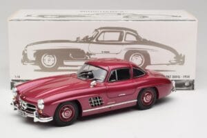 Mercedes 300 SL W198 Fire Red Minichamps 1:18 180039008 Diecast — photo 8 of 8