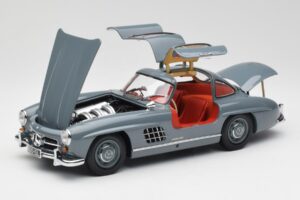 Mercedes 300 SL W198 Graphite Grey Minichamps 1:18 180039005 Diecast — photo 2 of 8