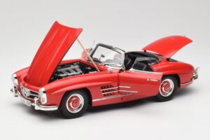 Mercedes 300 SL W198 Roadster Red With Hardtop Minichamps 1:18 180039041 Diecast — photo 2 of 8