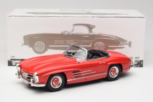 Mercedes 300 SL W198 Roadster Red With Hardtop Minichamps 1:18 180039041 Diecast — photo 8 of 8
