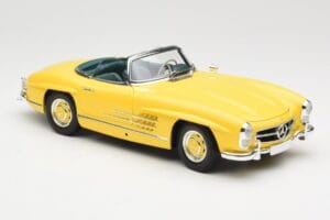 Mercedes 300 SL W198 Roadster Hardtop Signal Yellow Minichamps 1:18 180039044 Diecast — photo 7 of 9