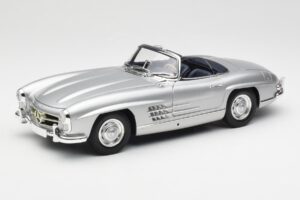 Mercedes 300 SL W198 Roadster Silver Metallic Minichamps 1:18 180039030 Diecast