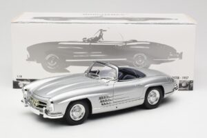 Mercedes 300 SL W198 Roadster Silver Metallic Minichamps 1:18 180039030 Diecast — photo 8 of 8