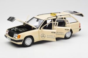 Mercedes 300D S124 T-Model Light Ivory Taxi Dealer Edition Norev 1:18 B66040702 Diecast — photo 2 of 8