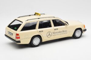 Mercedes 300D S124 T-Model Light Ivory Taxi Dealer Edition Norev 1:18 B66040702 Diecast — photo 3 of 8