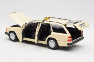 Mercedes 300D S124 T-Model Light Ivory Taxi Dealer Edition Norev 1:18 B66040702 Diecast — photo 5 of 8
