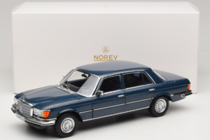 Mercedes 350 SEL W116 Hansa Blue Norev 1:18 183976 Diecast — photo 8 of 8